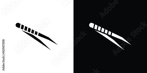 Eyebrow tweezers icon symbol template for graphic and web design collection logo vector illustration