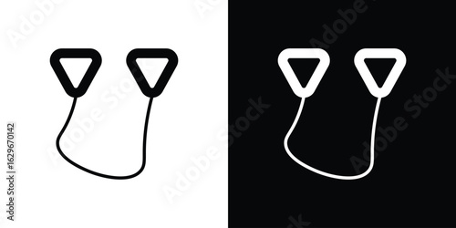 Exercise bands icon symbol template for graphic and web design collection logo vector illustration