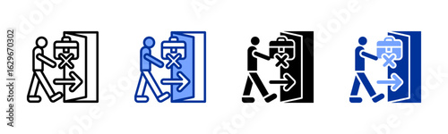 Layoffs icon sheet multiple style collection