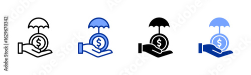 Bailout icon sheet multiple style collection