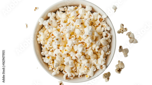 A bowl full of fresh popcorn