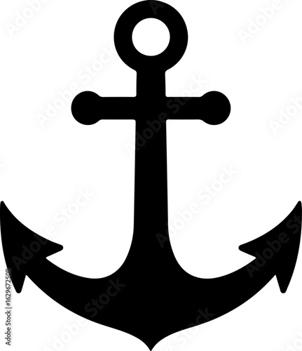 "Classic Nautical Anchor Icons Set"