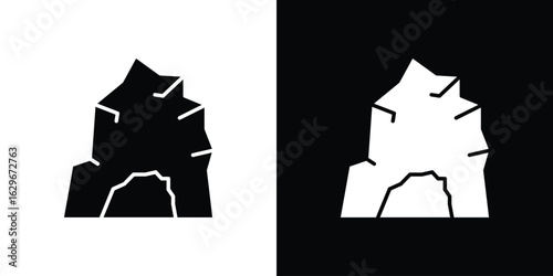 cave icon symbol template for graphic and web design collection logo vector illustration