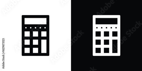 Calculator icon symbol template for graphic and web design collection logo vector illustration