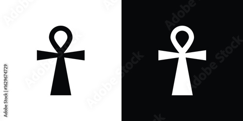 Ankh icon symbol template for graphic and web design collection logo vector illustration