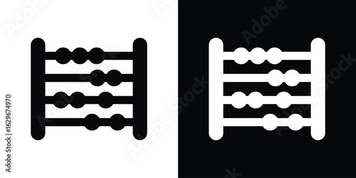 Abacus icon symbol template for graphic and web design collection logo vector illustration