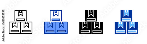 Package  icon sheet multiple style collection