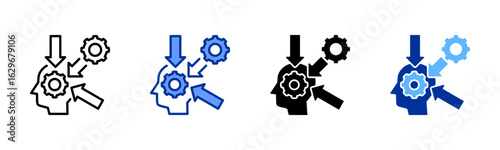 Cognition icon sheet multiple style collection