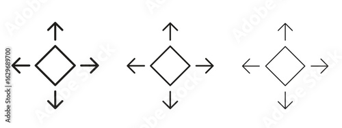 Flexibility icon concept. Editable stroke icon pack