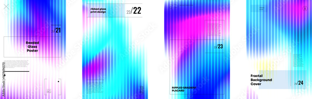 Aurora inspired glass ripple with neon glow and displacement. Gradient fractal texture in anti Y2K style with holographic distort and prismatic shine. Perfect for creative posters or banners.