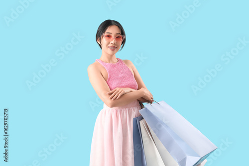 Happy beautiful young Asian...