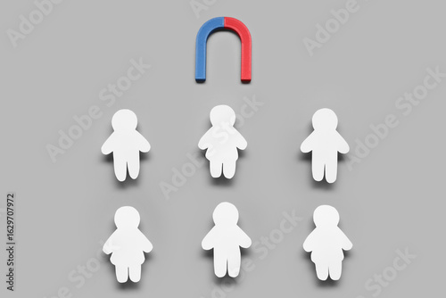 Magnet with group of custom...