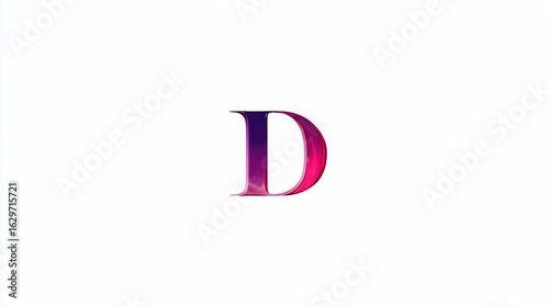 Free Download A vibrant, gradient-filled capital letter 