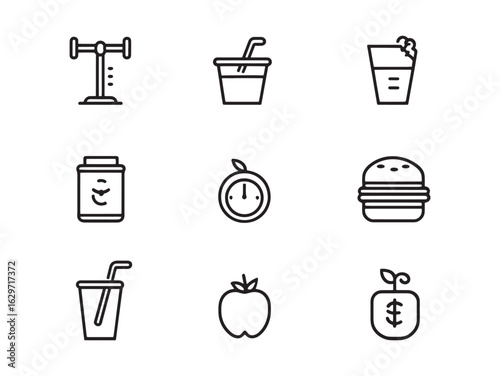 Calorie Burn Line Art Maximize Your Energy Use