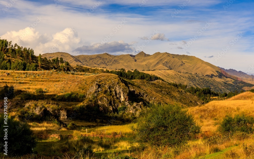 Andes Mountain Landscape in Peru Andes Mountain Landscape in Peru
