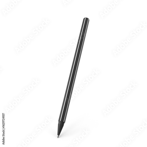 Red and Gold Pen Isolated on Transparent Background