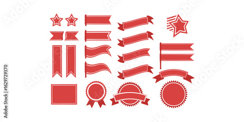 Price Tags, Stickers, Labels & Ribbons Vector Set – Editable Sale and Discount Badges Collection.