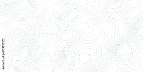 Topographic map background geographic line map  with elevation assignments. Abstract topo contour map on white background
