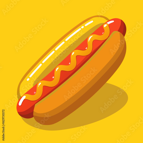 hot dog illustration