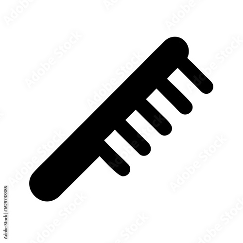 Comb Icon – Hair Styling Tool, Grooming Accessory, Personal Care and Beauty Design 2