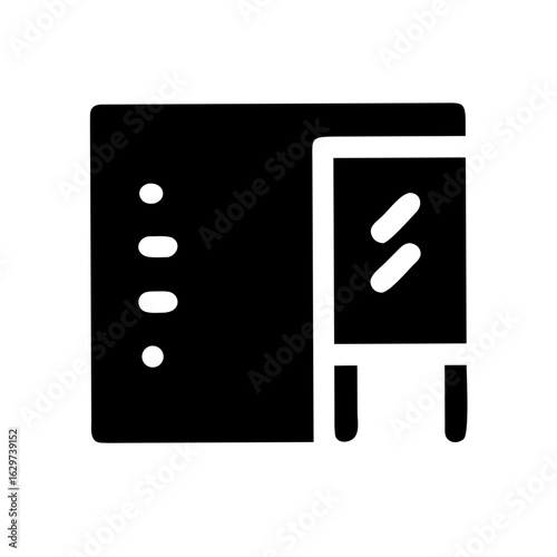 Dressing Room Line Icons Set – Fashion, Clothes, Fitting, Wardrobe, Interior Symbols 2