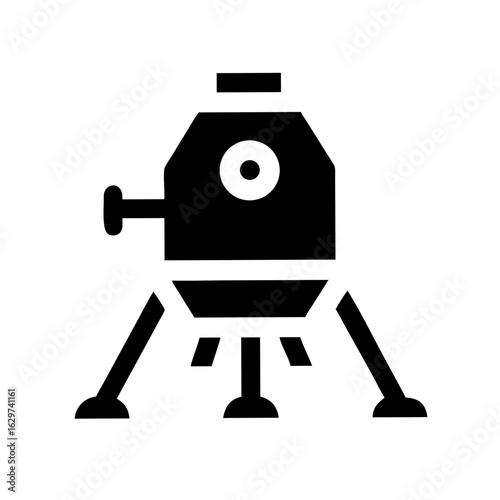 Lander Icon – Space Exploration Symbol, Lunar Module and Spacecraft Design