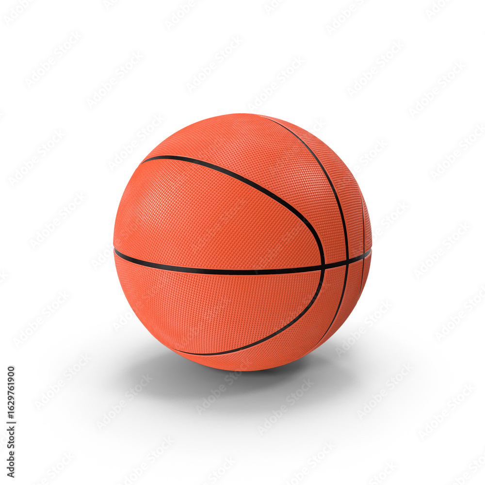 Fototapeta premium Realistic Basketball isolated on transparent background