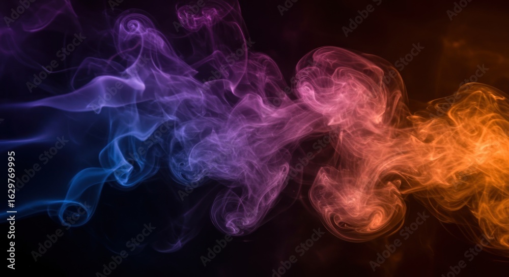Fototapeta premium Abstract smoke swirls