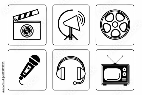 set of household appliances
