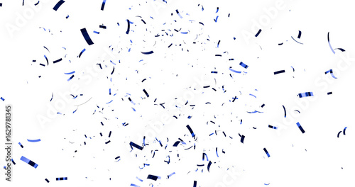 3d render of confetti floating isolated. multi color confetti falling down isolated on transparent background. Falling gold foil, flying yellow glitter. Christmas holiday. confeti png