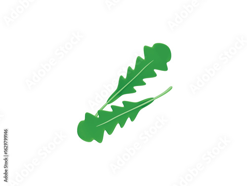 arugula leaf icon 3d illustration render