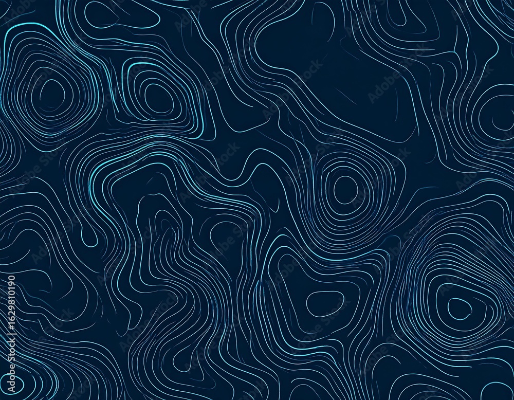 Abstract, textured design with swirling lines