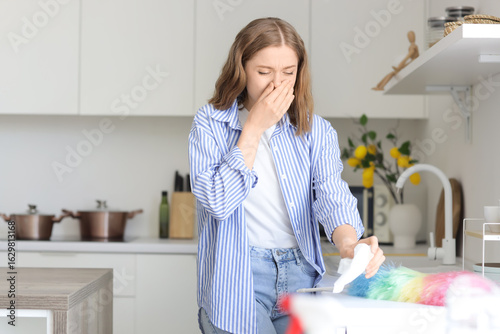 Young woman suffering from ...