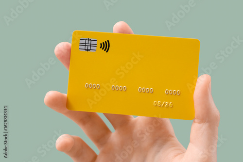 Female hand with credit car...