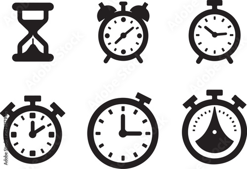 Timeless icons for managing your precious time efficiently