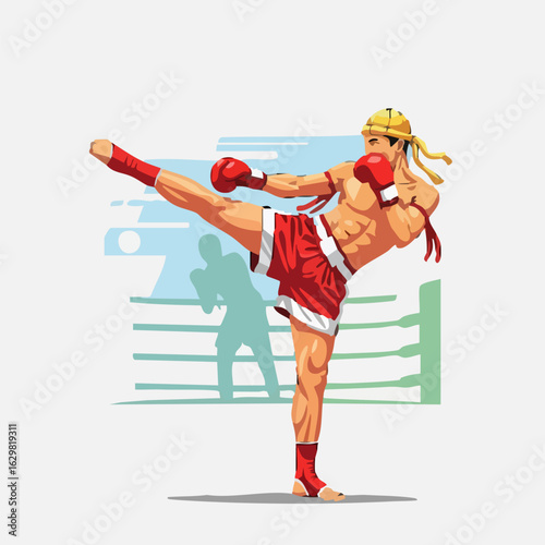 Muay thai kick high