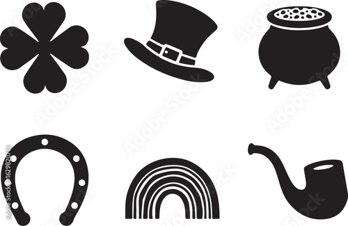 St. Patrick's Day Icons: Luck, Fortune, and Irish Spirit