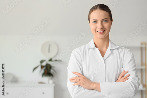 Portrait of female beautici...