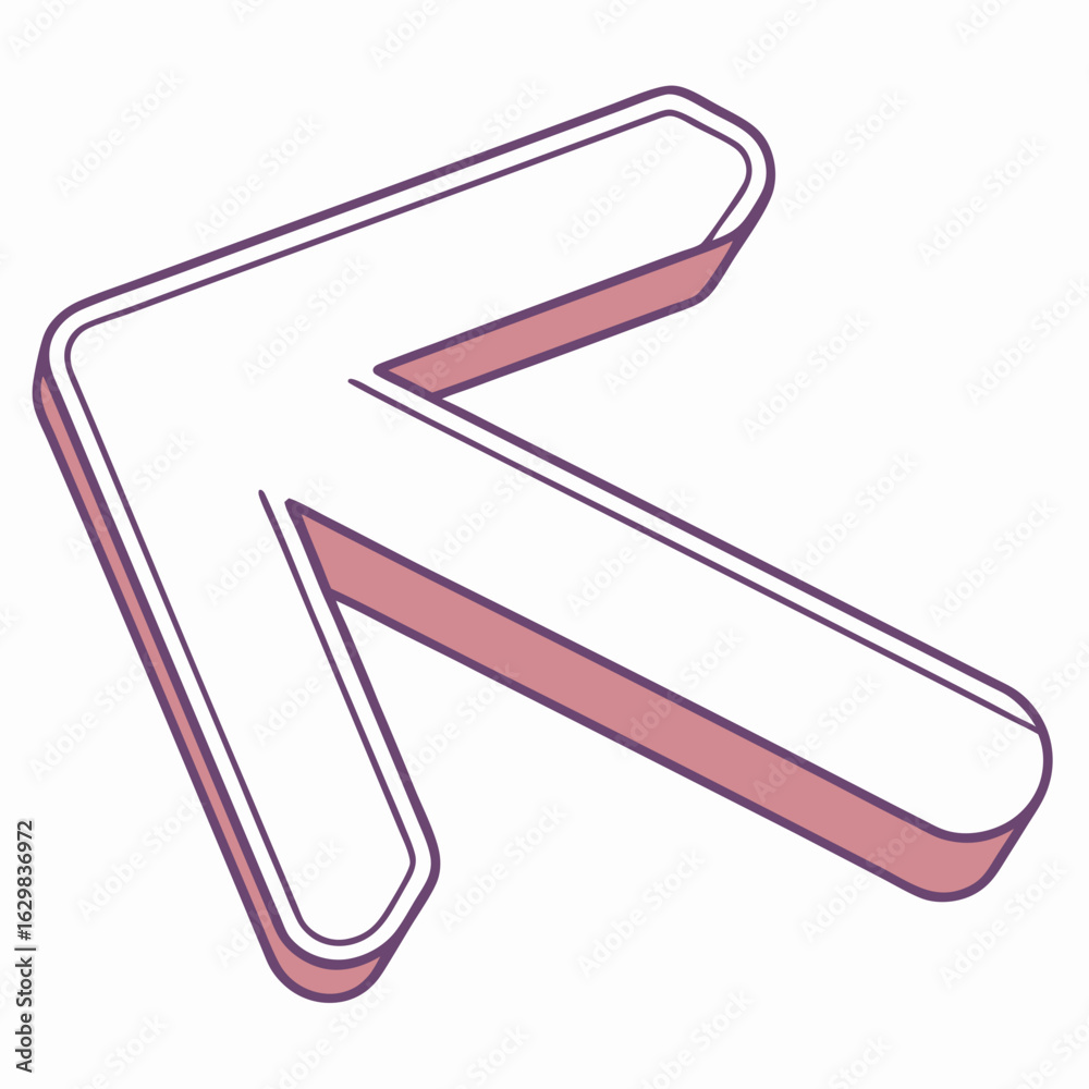 Obraz premium vector illustration of an arrow icon