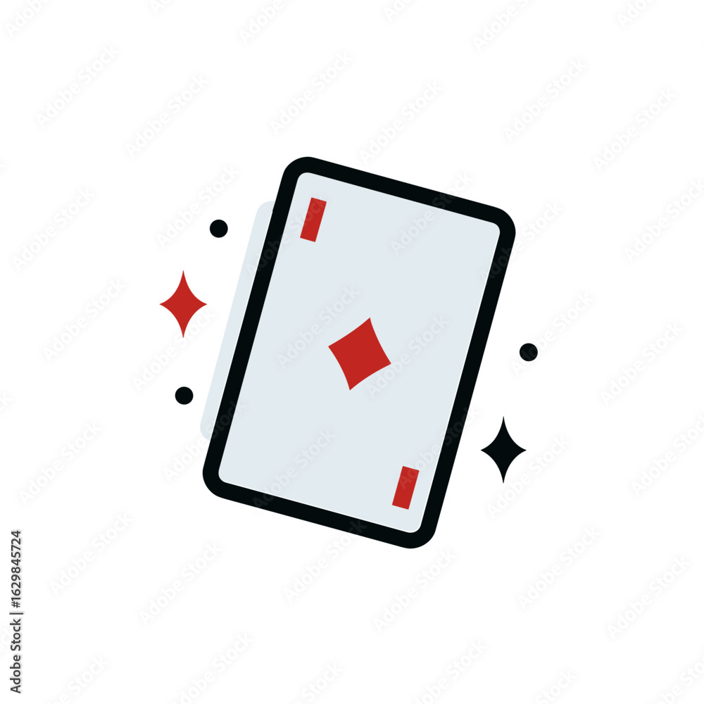 Obraz premium Magic Card Clipart, Icon