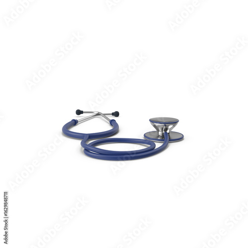 Medical Stethoscope Isolated on Transparent Background