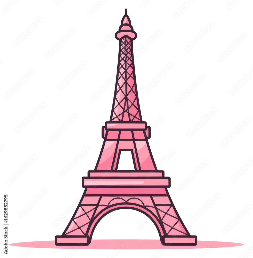 Fototapeta premium PNG Paris tower architecture building.