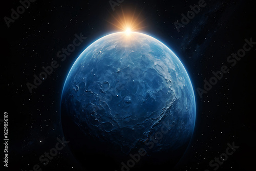 Venus the planet in space