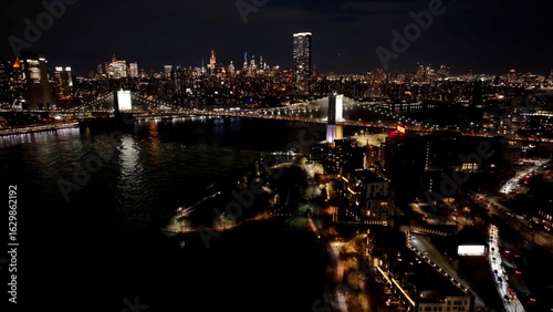Foto Brooklyn Bridge In Manhattan New York United States