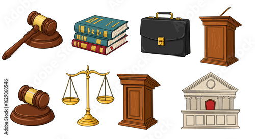 Law and Justice: Symbolic Imagery of the Courtroom and Legal Professions