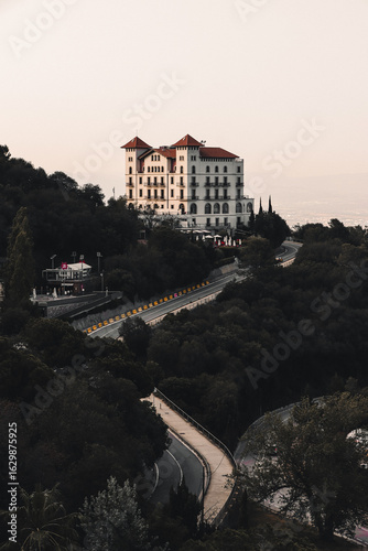Building in the middle of the hill