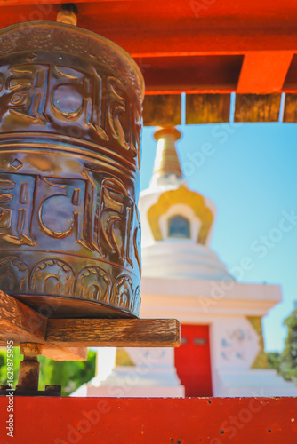 Garraf buddhist temple bell