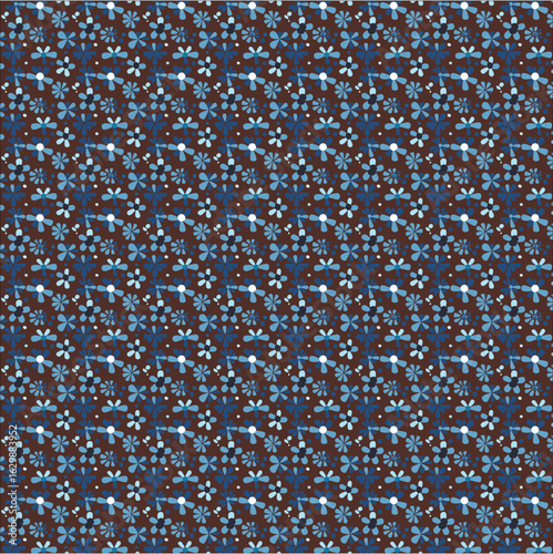 a seamless repeating pattern on a hot pink background