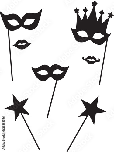 Masquerade party props for fun events and celebrations