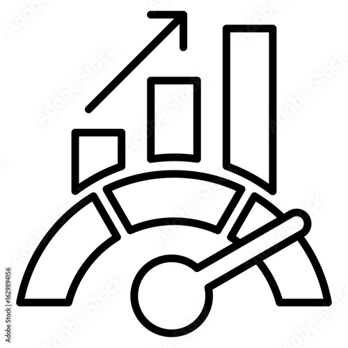 Performance line icon
